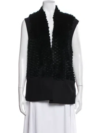 Pre-owned Helmut Lang Wool Vest In Black