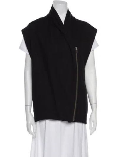 Pre-owned Helmut Lang Wool Vest In Black