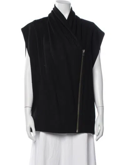 Pre-owned Helmut Lang Wool Vest In Black