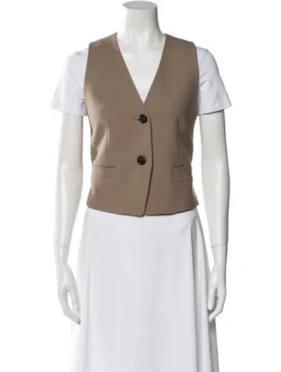 Pre-owned Helmut Lang Wool Vest In Neutral