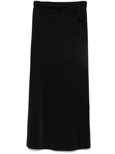 HELMUT LANG WRAP MAXI SKIRT