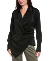 Helmut Lang Wrap Relax Shirt In Black