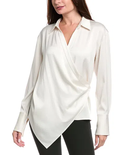 Helmut Lang Wrap Relax Shirt In White