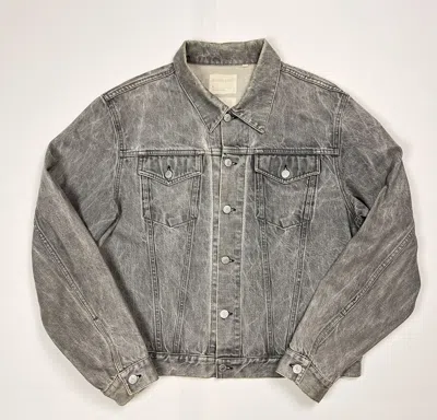 Pre-owned Helmut Lang X Vintage Helmut Lang 1998 Classic Denim Jacket In Grey
