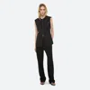 Helmut Lang Zip Blazer Vest In Black