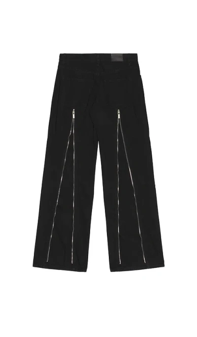 Helmut Lang Zip Carpenter Pant In Black