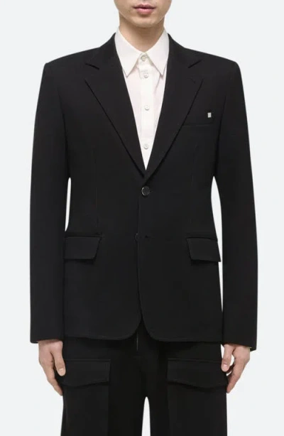 Helmut Lang Curve Classic Blazer In Black