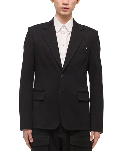 Helmut Lang Zip Classic Regular Fit Blazer In Black