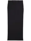 Helmut Lang Elegant Wool Mini Skirt In Black