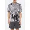 Helmut Lang Zip Scribble Shirt In Neutral