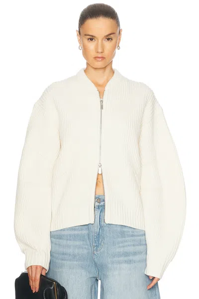 HELMUT LANG ZIP UP CARDIGAN