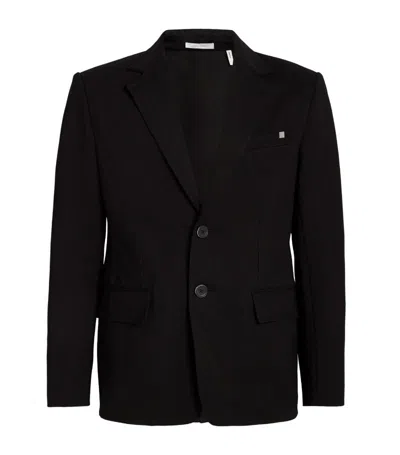 Helmut Lang Zip-vent Classic Blazer In Black