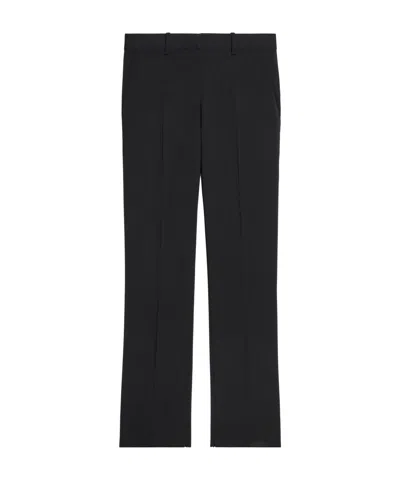 Helmut Lang Zipper Hem Casual Pants In Black