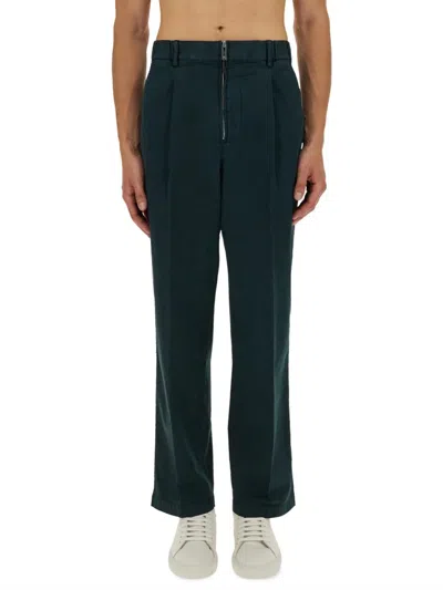 Helmut Lang Zoot Cargo Pants In Green