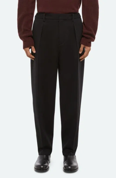 Helmut Lang Zoot Pleat Front Modern Pants In Animal Print