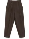 Helmut Lang Zoot Trousers In Aubergine