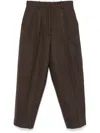 Helmut Lang Zoot Trousers In Brown