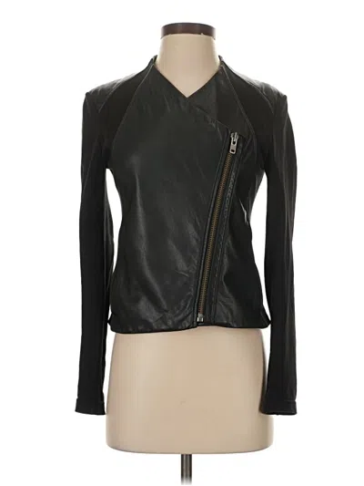 Pre-owned Helmut Leather Jacket In Black