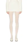 Helsa Annabelle Knit Skirt In Ivory