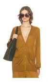 Helsa Arlena Cardigan In Brown