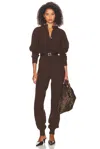 Helsa Aubrielle Jumpsuit In Brown