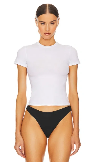 Helsa Jersey T Shirt In White