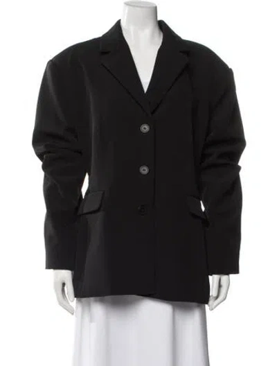 Pre-owned Helsa Blazer In Black
