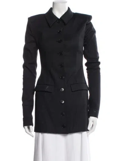 Pre-owned Helsa Blazer In Black
