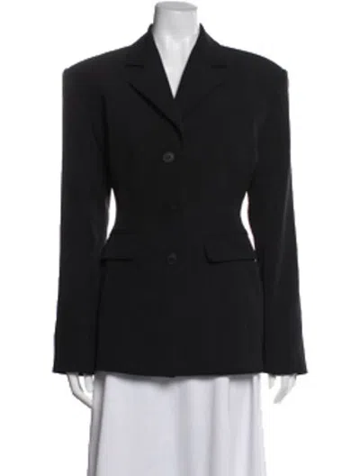 Pre-owned Helsa Blazer In Black