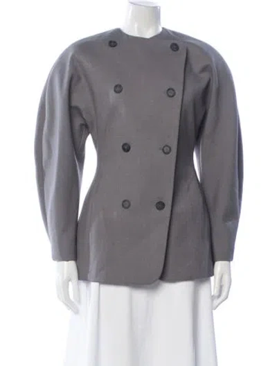 Pre-owned Helsa Blazer In Gray