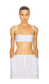 Helsa Bra Top In Blue