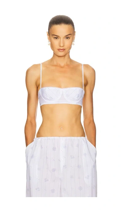 Helsa Bra Top In White