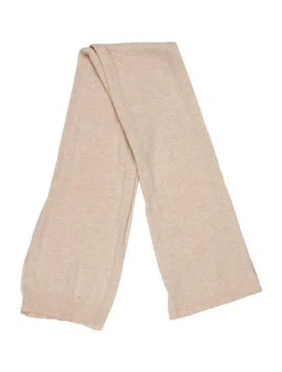 Pre-owned Helsa Cashmere Scarf In Neutral