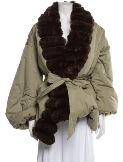 Pre-owned Helsa Colorblock Pattern Jacket W/ Tags In Neutral