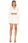 Helsa Cotton Poplin Oversized Shirt In White