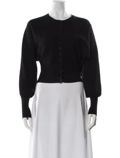 Pre-owned Helsa Crew Neck Sweater In Black