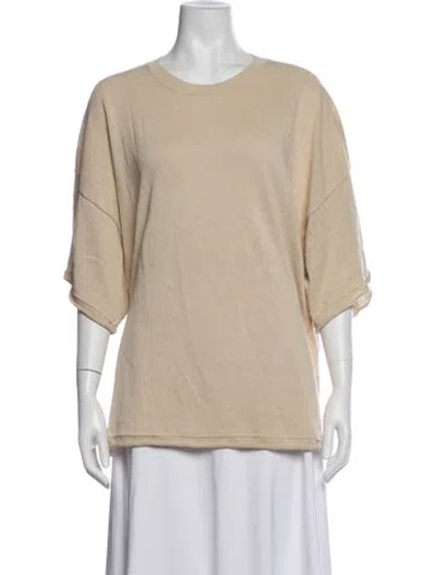 Pre-owned Helsa Crew Neck Sweater In Neutrals