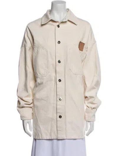 Pre-owned Helsa Denim Jacket In Neutral