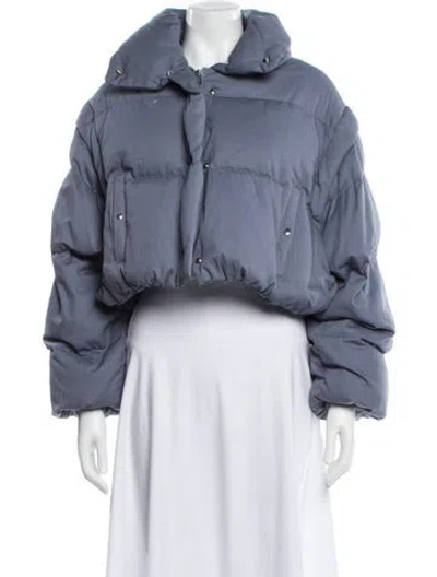 Pre-owned Helsa Down Jacket In Blue