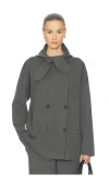 Helsa Else Knit Jacket In Gray