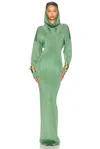 Helsa Emmalynn Cowl Shine Gown In Green