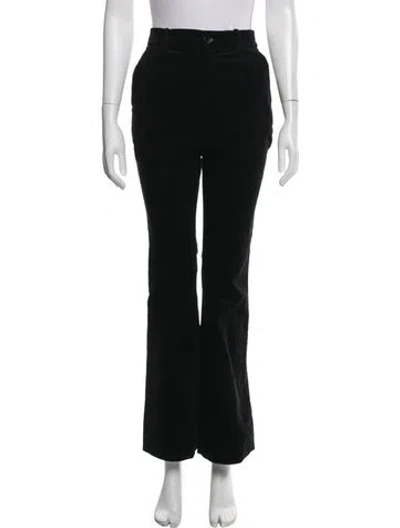 Pre-owned Helsa Flared Pants In Black