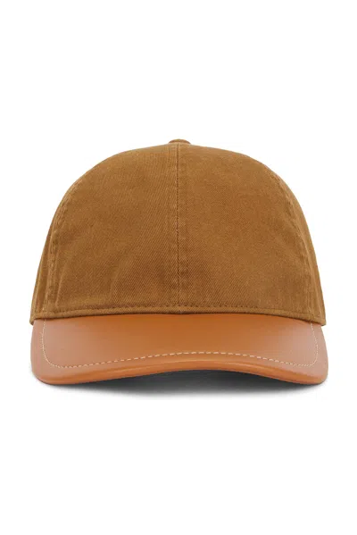 Helsa Hat In Khaki & Tan