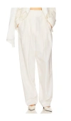 Helsa High Waist Pleated Suit Trouser