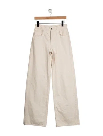 Pre-owned Helsa High-rise Wide Leg Jeans In Grey