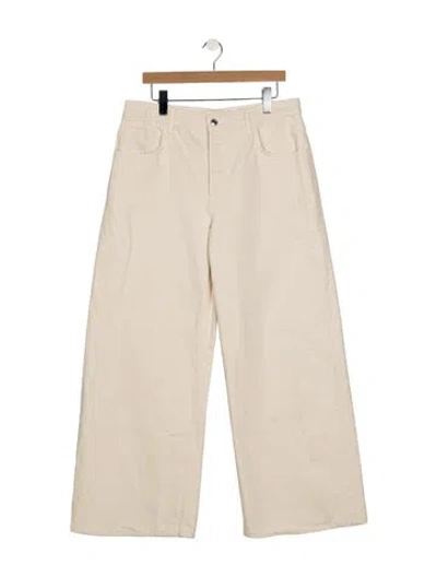 Pre-owned Helsa High-rise Wide Leg Jeans In Neutrals