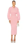 Helsa Hildie Polo Dress In Pink