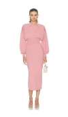 Helsa Hildie Polo Dress In Pink