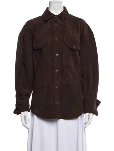 Pre-owned Helsa Jacket In Brown