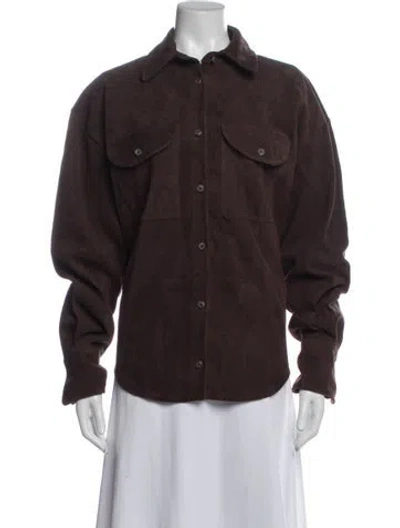 Pre-owned Helsa Jacket In Brown